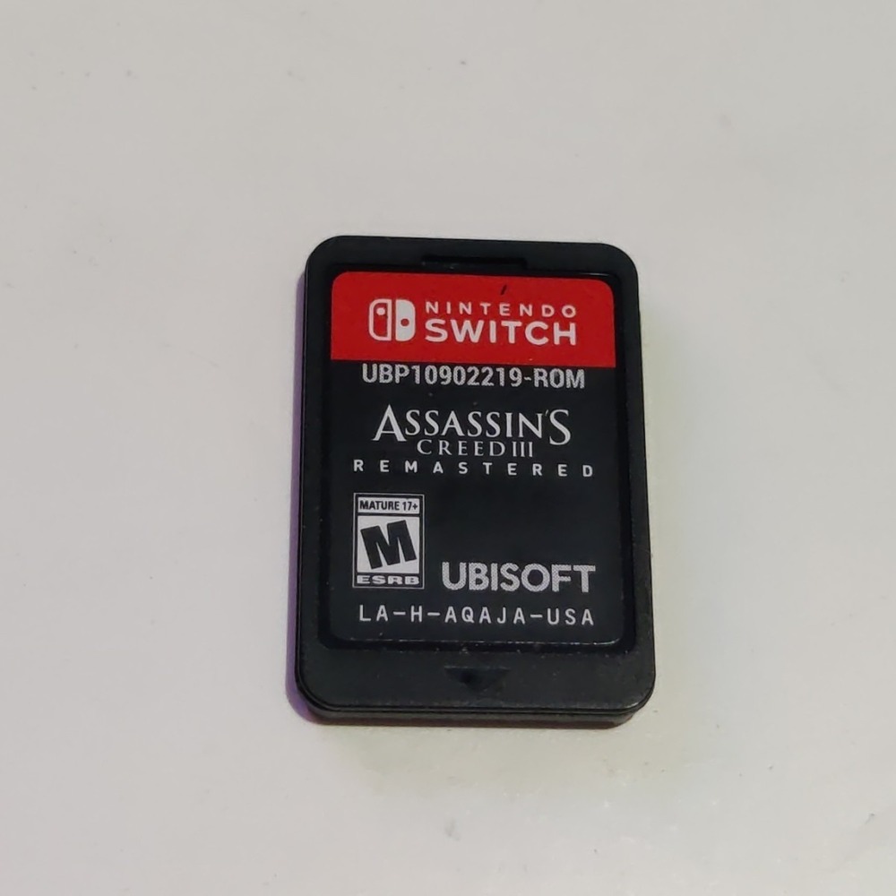 Assassin's Creed III Remastered (Nintendo Switch, 2019) Cartridge Only